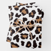 Bezaubernd Elegante Natürliche Leoparden Muster Geschenkpapier Set (Beispiel)