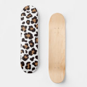 Bezaubernd Elegante Natürliche Leoparden Muster    Skateboard (Vorderseite)