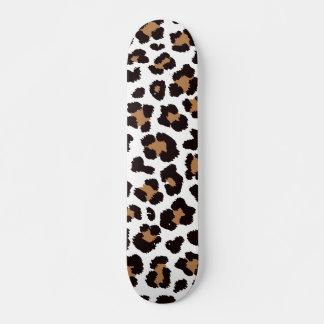 Bezaubernd Elegante Natürliche Leoparden Muster Skateboard