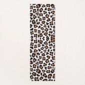 Bezaubernd Elegante Natürliche Leoparden Muster Yogamatte (Vorderseite)