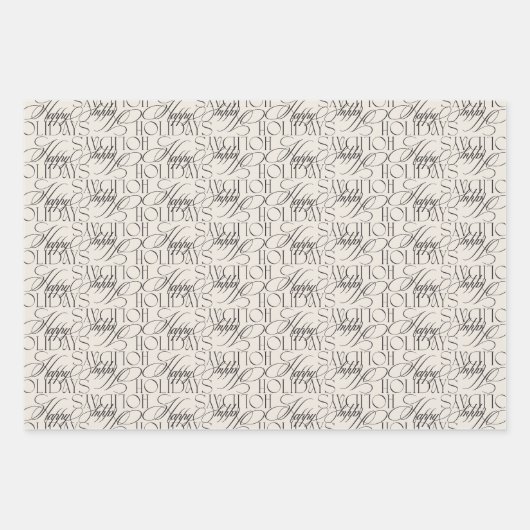 Bezaubernd Evergreen Elegance Weihnachten Geschenkpapier Set (Vorderseite 3)