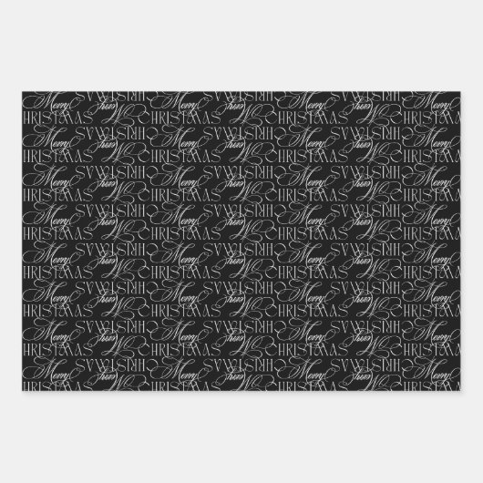 Bezaubernd Evergreen Elegance Weihnachten Geschenkpapier Set (Vorderseite)