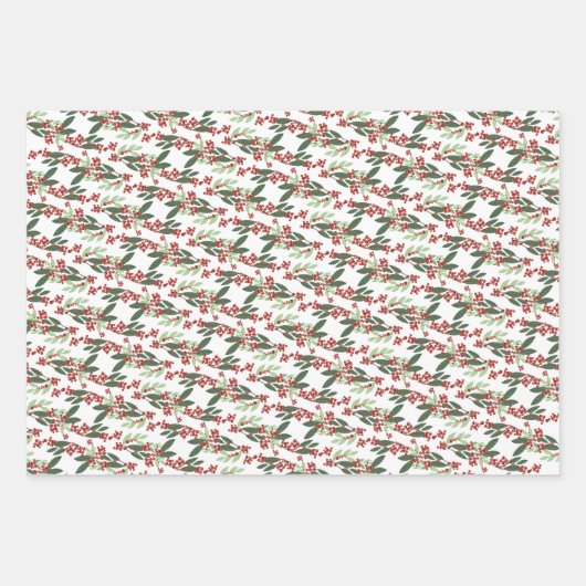 Bezaubernd Evergreen Elegance Weihnachten Geschenkpapier Set (Vorderseite 2)