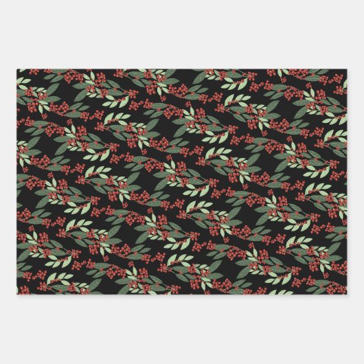 Bezaubernd Evergreen Elegance Weihnachten Geschenkpapier Set (Vorderseite 2)