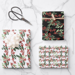 Bezaubernd Evergreen Elegance Weihnachten Geschenkpapier Set