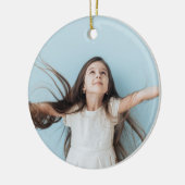 Bezaubernd Evergreen Elegance Weihnachten Keramik Ornament (Links)