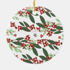 Bezaubernd Evergreen Elegance Weihnachten Keramik Ornament
