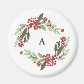 Bezaubernd Evergreen Elegance Weihnachten Magnet (Vorne)