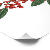 Bezaubernd Evergreen Elegance Weihnachten Poster (Ecke)