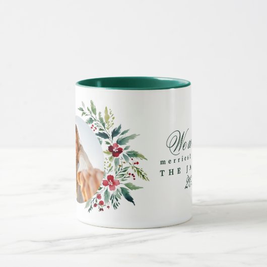 Bezaubernd Evergreen Elegance Weihnachten Tasse (Zentrum)