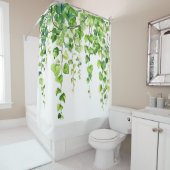 Bezaubernd Ivy Haven: Wasserfarbene Träume Duschvorhang (Beispiel)