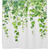 Bezaubernd Ivy Haven: Wasserfarbene Träume Duschvorhang (Vorderseite)