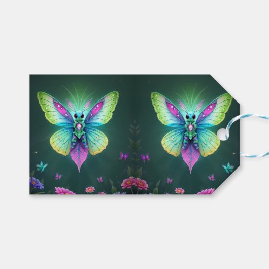 Bezaubernd Moonlit Fairy Geschenkanhänger (Vorderseite (Horizontal))