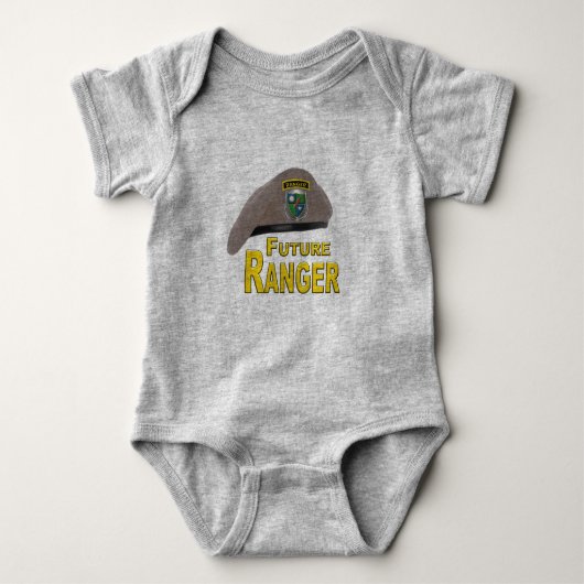 Bezaubernd Niedlicher Future Ranger Beret Baby Strampler (Vorderseite)