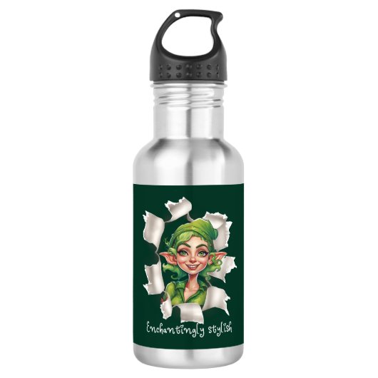 Bezaubernd stilvoll edelstahlflasche (Vorderseite)