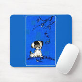 bezaubernd Welpe im Herbst Mousepad (Mit Mouse)