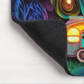 Bezaubernde 3D Night Camping Szene Mousepad (Ecke)