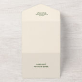 Bezaubernde Aquarelldusche unter dem Meer All In One Einladung (Außenbereich)