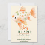 Bezaubernde Aquarelldusche unter dem Meer Einladung (Vorderseite)