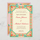 Bezaubernde arabische Nächte Einladung (Vorne/Hinten)