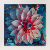 Bezaubernde ätherische Blume Puzzle (Horizontal)