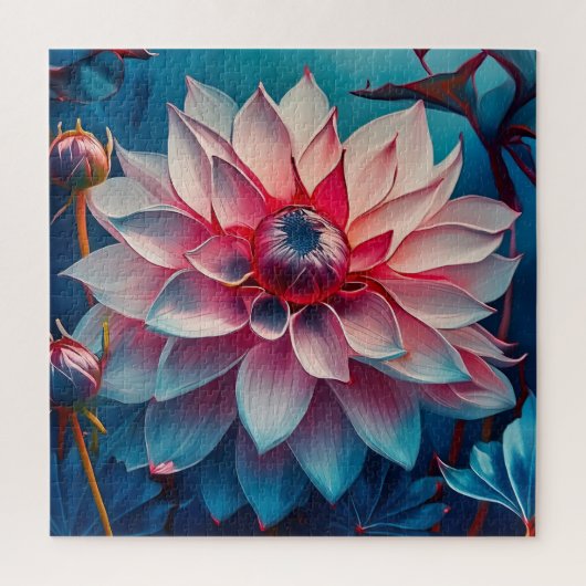 Bezaubernde ätherische Blume Puzzle (Vertikal)