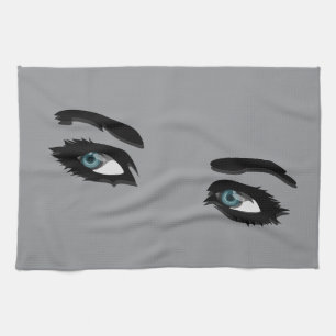 "Bezaubernde Augen Print Kitchen Handtuch" Geschirrtuch
