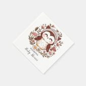 Bezaubernde Babydusche Serviette (Ecke)