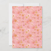 Bezaubernde bemalte Brautdusche Einladung (Rückseite)