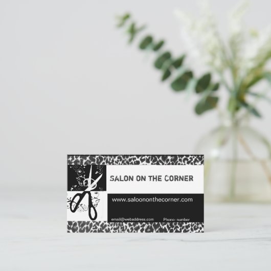 Bezaubernde bezaubernde Scissor wildes Terminkarte (Stehend Vorderseite)