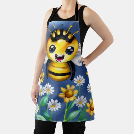 Bezaubernde Biene im Blumengarten Schürze (InSitu)