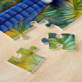 Bezaubernde blaue Jay drucken Puzzle (Seite)