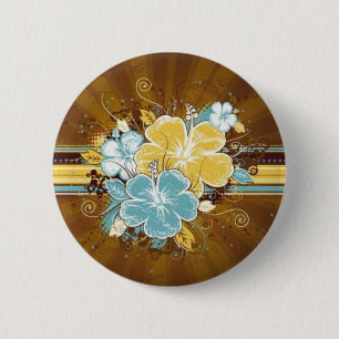 Bezaubernde Blumen Button