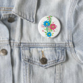 Bezaubernde Blumen Großmutter Button (Beispiel)