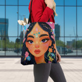 Bezaubernde Blumengöttin Tasche