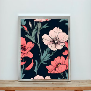 Bezaubernde Blumenträume Canvas Print Fotodruck