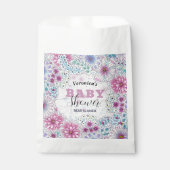 Bezaubernde Bohemische Blume Kinderdusche Geschenktütchen (Vorderseite)