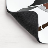 Bezaubernde Boreal Chickadee Bird Cartoon Mousepad (Ecke)