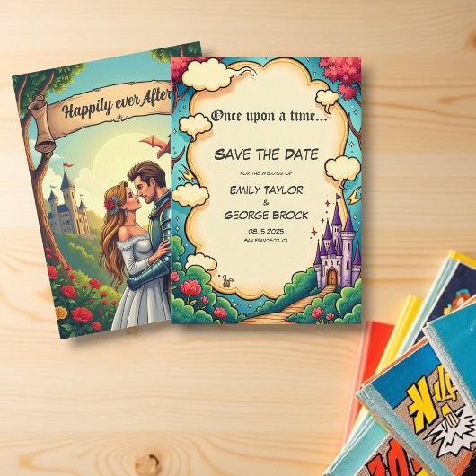 Bezaubernde Burg Waldland Märchenhochzeit Save The Date