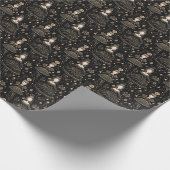 Bezaubernde Clara, Black Nutcracker Ballet Geschenkpapier (Ecke)