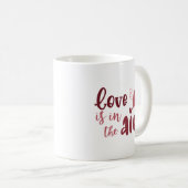 Bezaubernde einfache Liebe Süße Hand Fliegendes He Kaffeetasse (VorderseiteRechts)