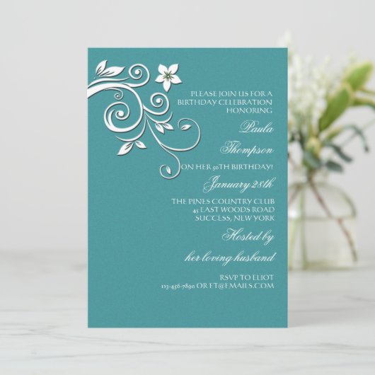 Bezaubernde Einladung (Stehend Vorderseite)