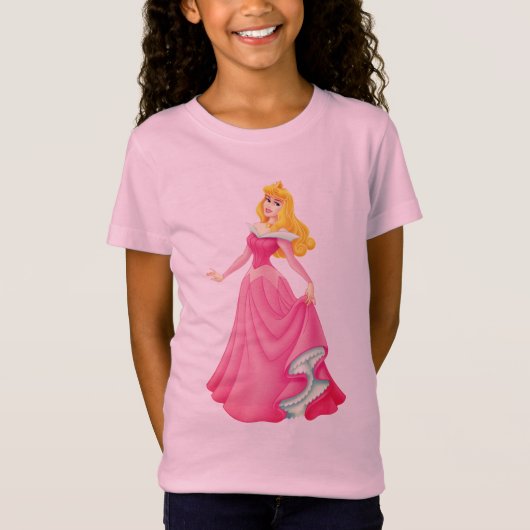 Bezaubernde Eleganz: Prinzessin Aurora T - Shirt (Vorderseite)