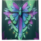 Bezaubernde Fantasiewelten am Lunar Duschvorhang (Vorderseite)