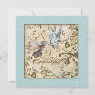 Bezaubernde Fee Fairies Blumenzitter Hochzeiten Einladung