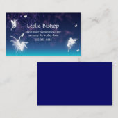 Bezaubernde Fee-Spiel-Datums-Karte Telefonnummerkarte (Vorne/Hinten)