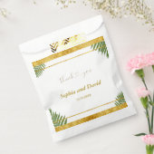 Bezaubernde Fern Blätter Goldfoil Hochzeit nach Ma Geschenktütchen (Versiegelt)