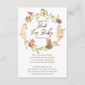 Bezaubernde Forest Baby-Card Begleitkarte (Vorderseite)