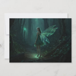 Bezaubernde Forest Fairy Fantasy Art Card
