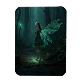 Bezaubernde Forest Fairy Fantasy Art Magnet
